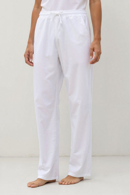 NOBA Cotton & Linen Blend Drawstring Pants